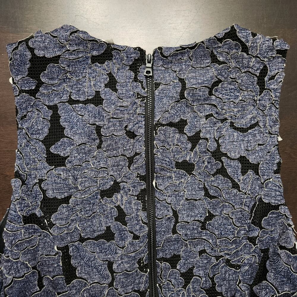 Alice + Olivia Fonda Floral-Lace Drop-Waist Dress Size 2 - Picture 8 of 8